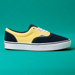 Vans Bayan Spor Ayakkabı ComfyCush Suede/Canvas Era Mavi/Altın | 53352-113